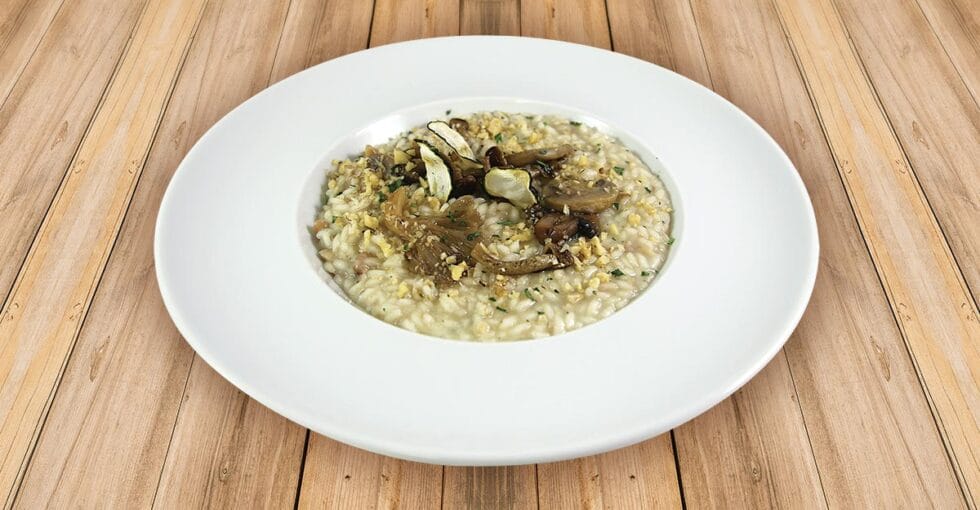 Risotto di bosco e nocciole del piemonte - Cascina Alberona